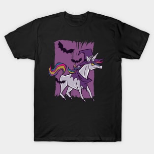 Halloween WITCH UNICORN funny gift T-Shirt